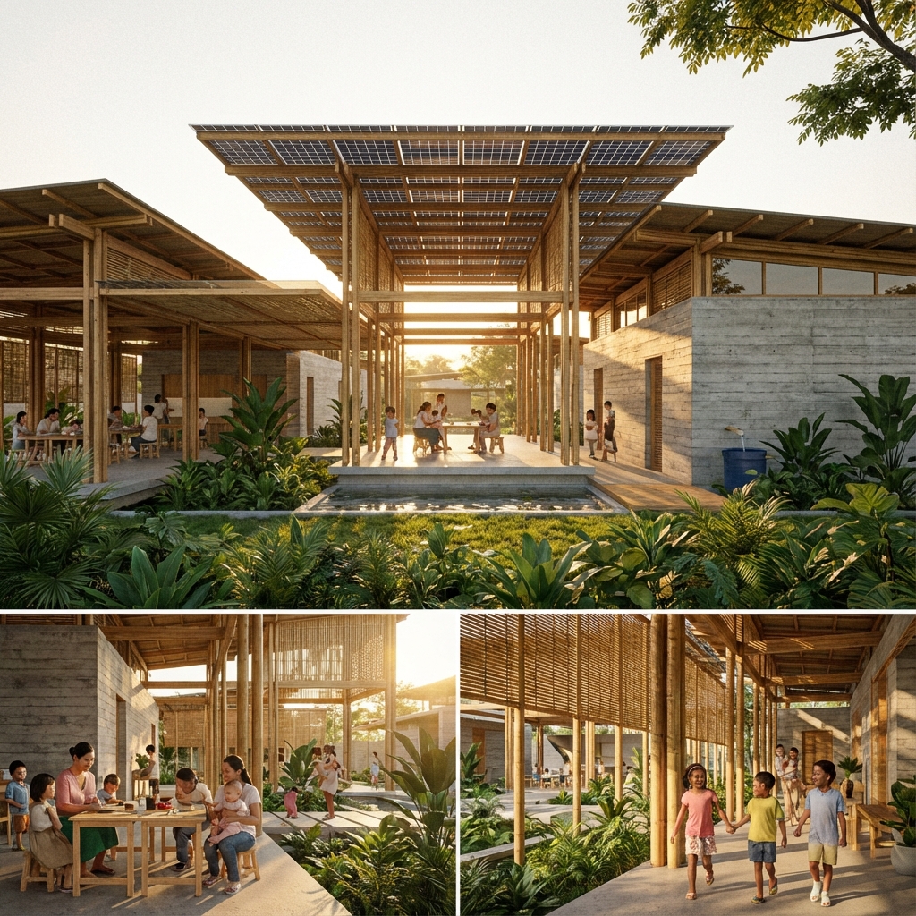 Architectural visualization of the new Community Center